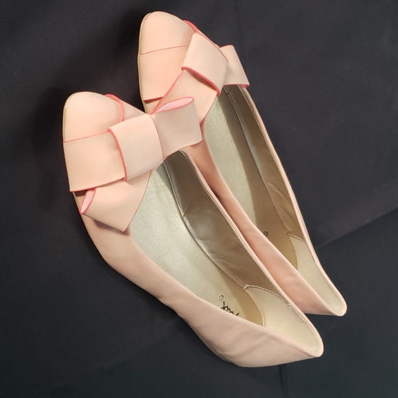 Qupid Blush Pink Flats - Picture 3 of 4